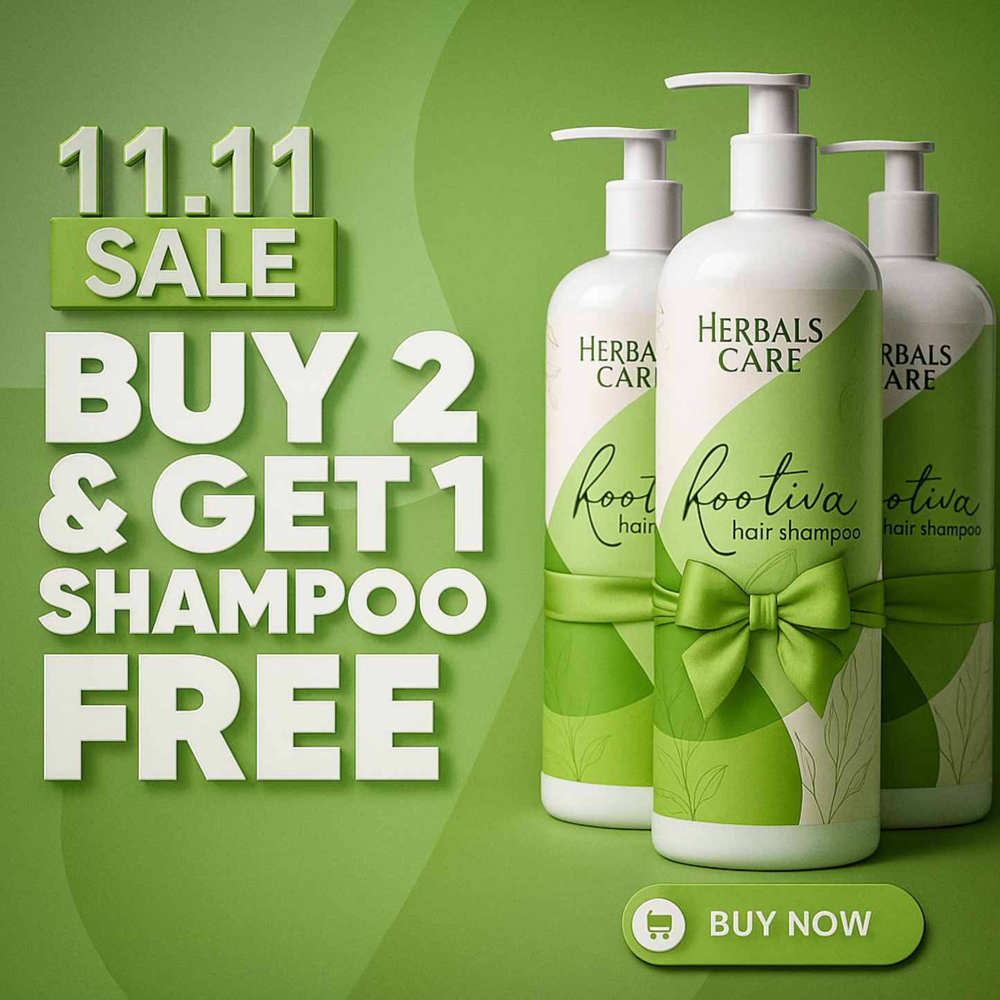 Rootiva Hair Shampoo 200 ml    (Buy 2 and Get 1 Free)